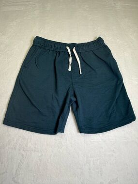 Surf & Swim Co Terry Shorts Men XL‎ Blue Teal Like New Drawstring Pockets